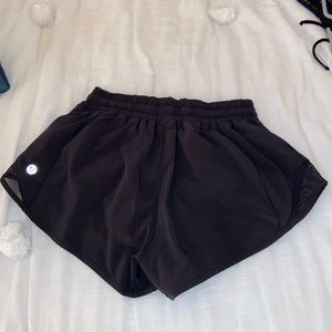 Black lulu lemon shorts